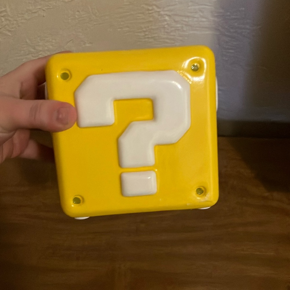 Mario Question Mark Coin Bank